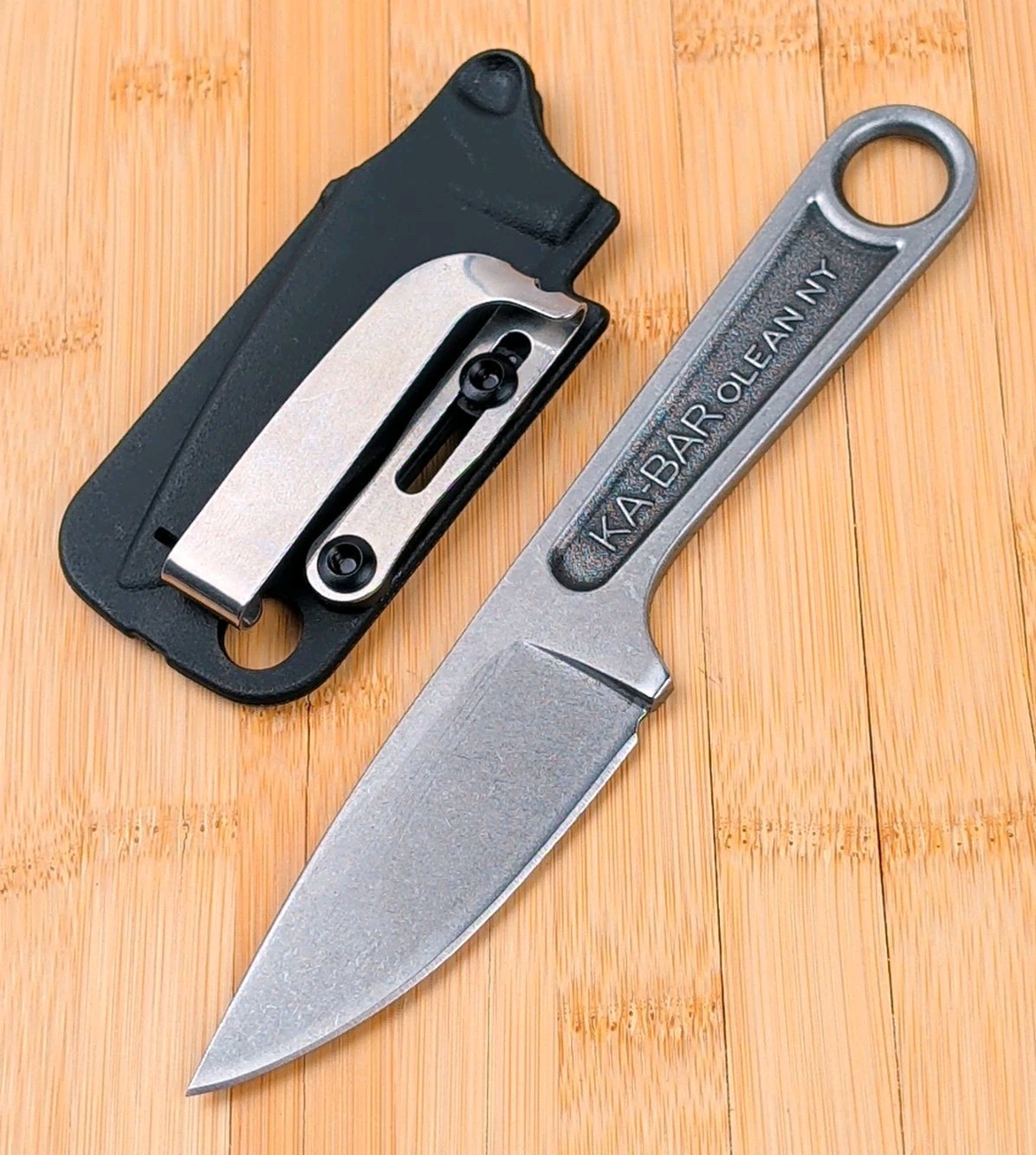 KA-BAR Drop-Forged Wrench Knife, High Carbon Steel,  Includes Black SHEATH, NEW