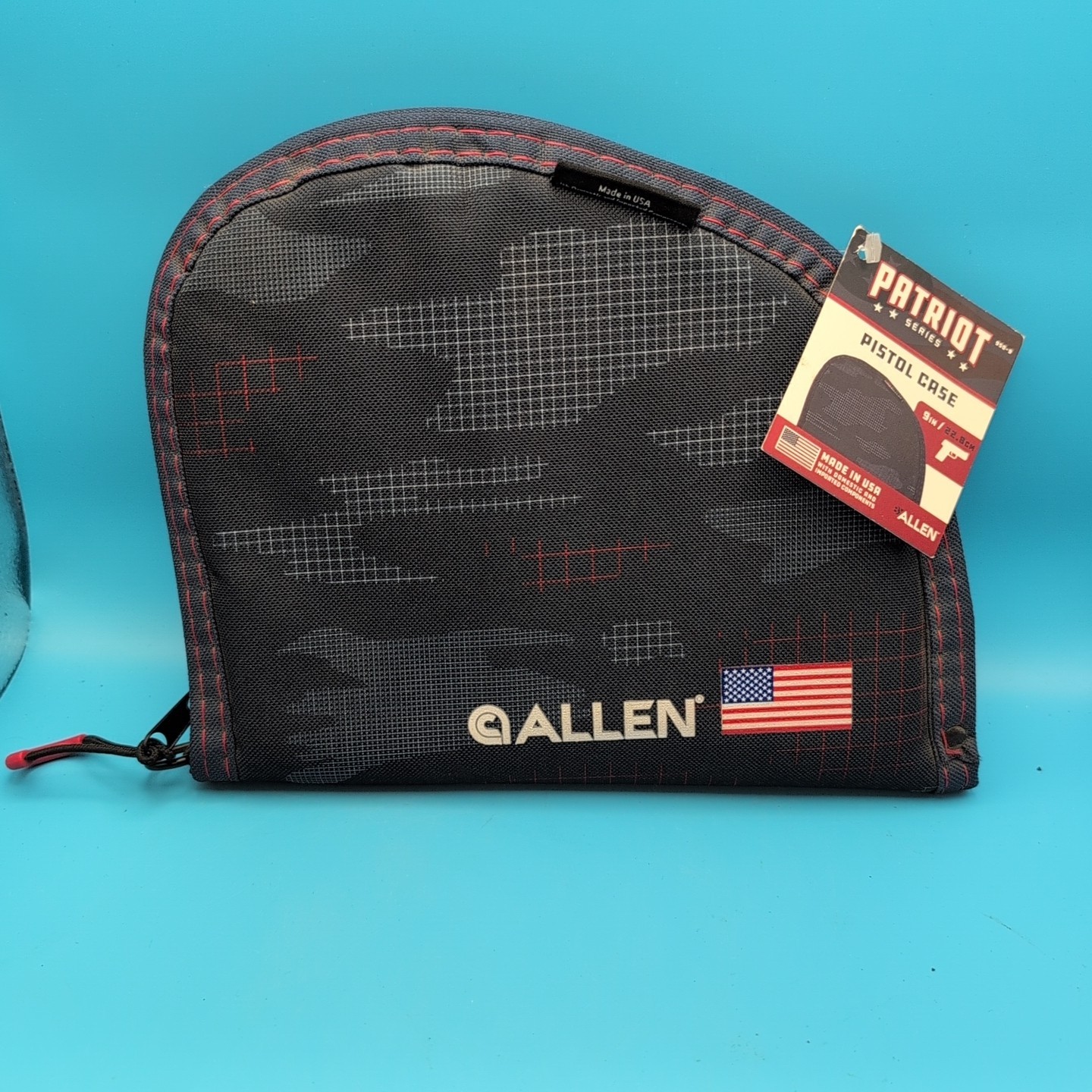 Allen Patriot Series 9 Inch Handgun Case Made In USA Blue And Red