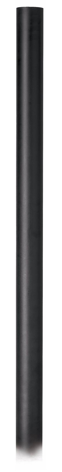 Modern Outdoor Direct Burial Post Light Pole Black 84" for Post Garden Yard