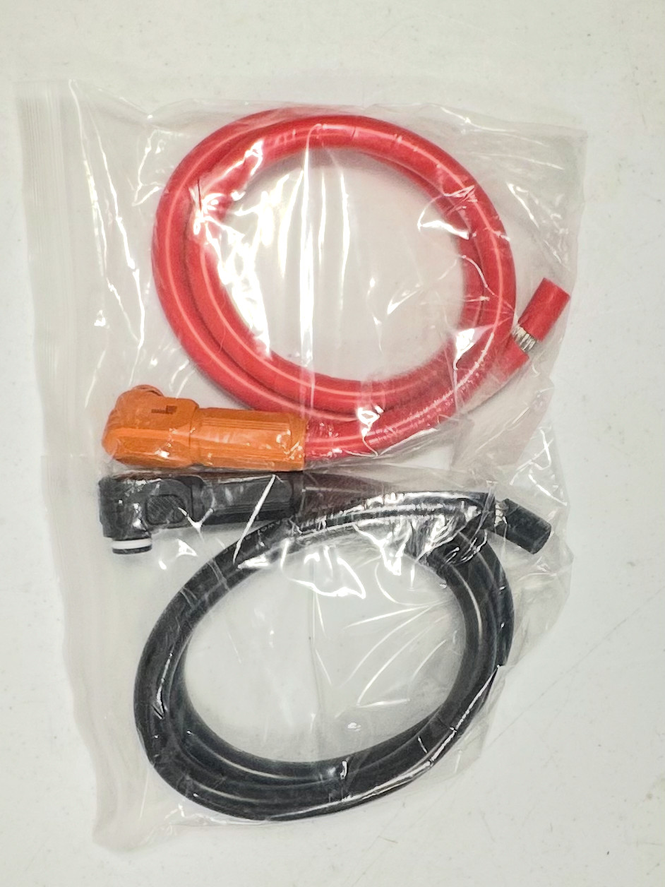 EG4 Wallmount (PowerPro) Battery Cables - RedBlack Set 2/0 AWG Degson Connectors