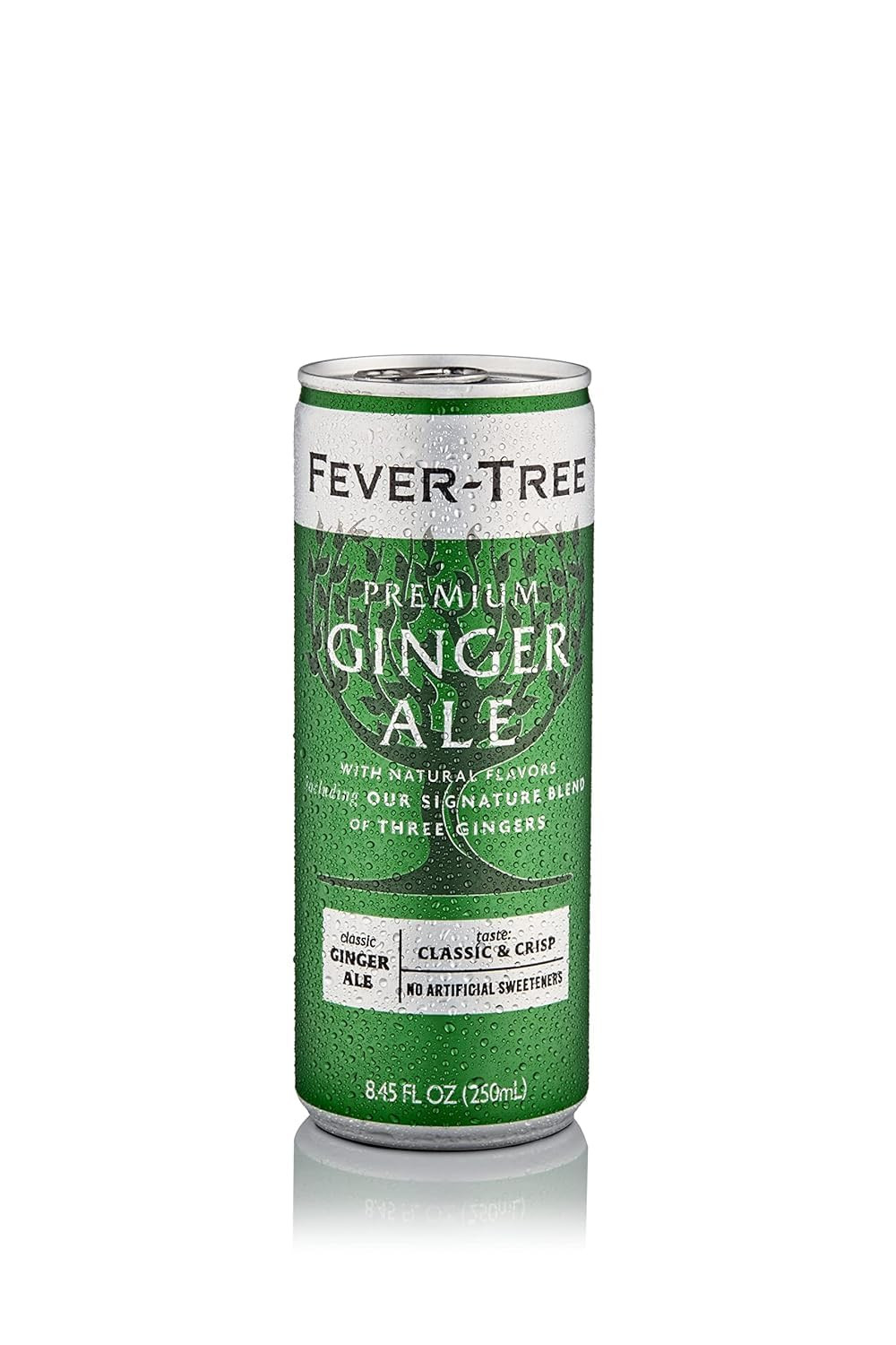 Ginger Ale – Premium Mixer for Cocktails and Mocktails, 8.45 Fl Oz Cans, Pack of