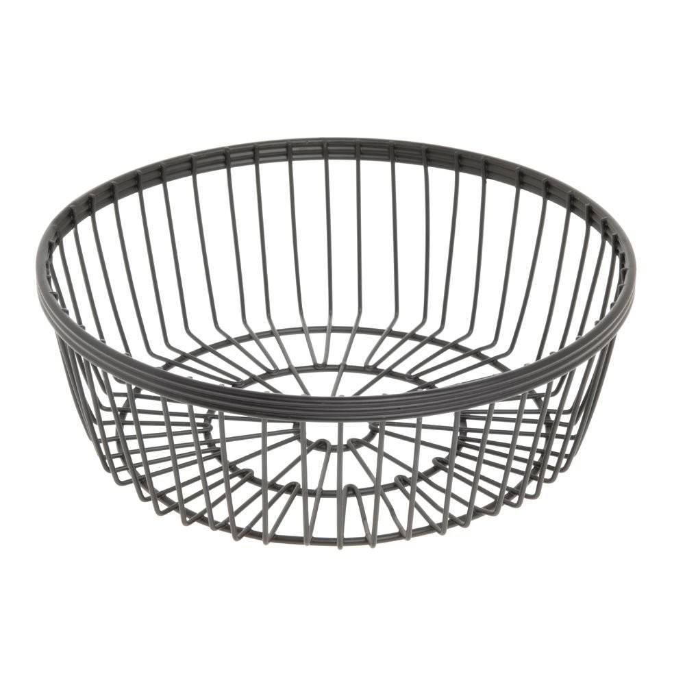 Wire Basket, Rend Black 8" Dia