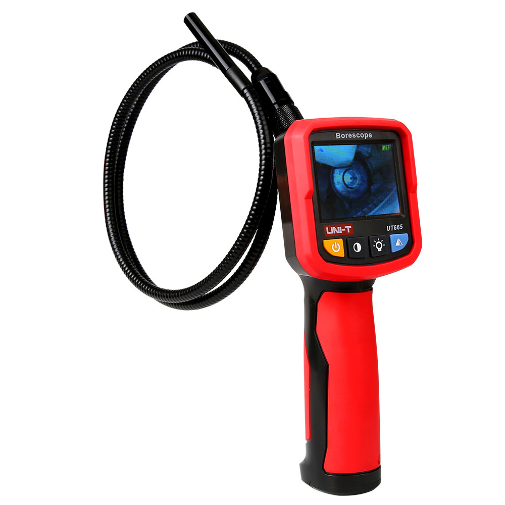 UNI-T UT665 Industrial Borescope Handheld 2.4Inch Endoscope video Inspect Camera