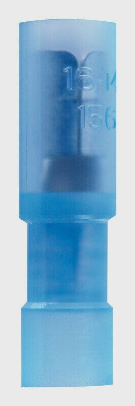 Jandorf Terminal FEMALE BULLET 5pk BLUE 16-14 Ga .157" Tab Nylon Insulated 60848