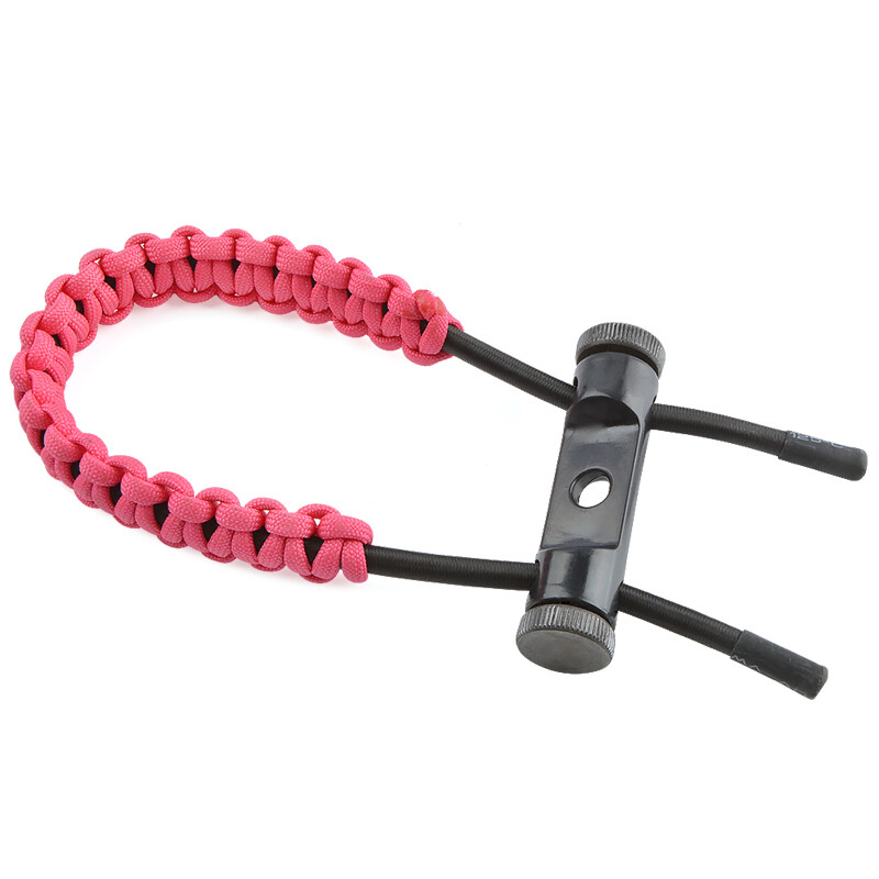 1pc Archery Wrist Sling Adjustable Strap Braided Ropes Compound Bow Hunting