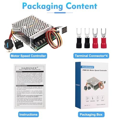 PWM DC Motor Speed Controller 10-55V 40A LED Display Stepless with