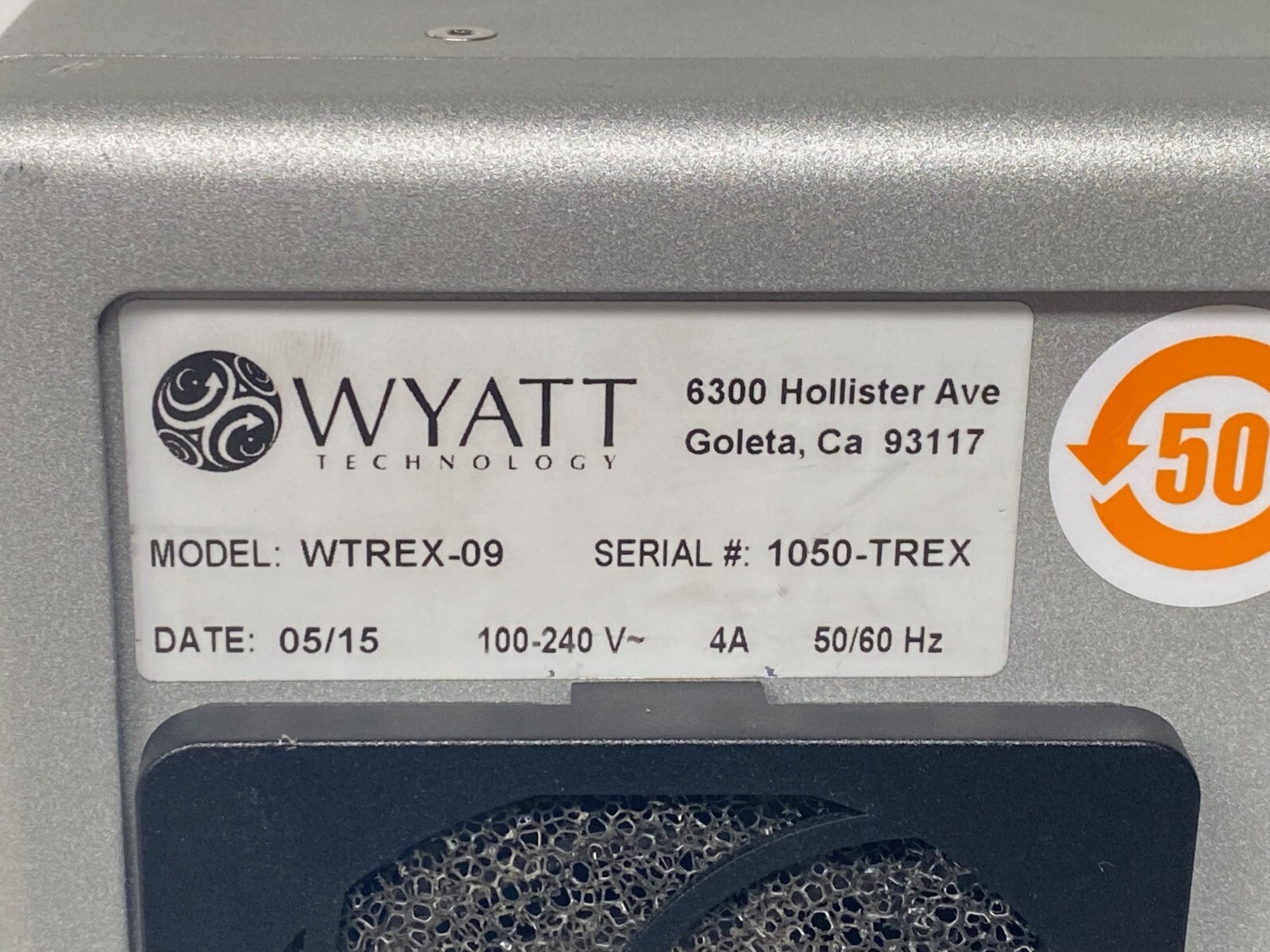WYATT Technology #WTREX-09 Optilab T-rEX Refractive Index Detector Refractometer