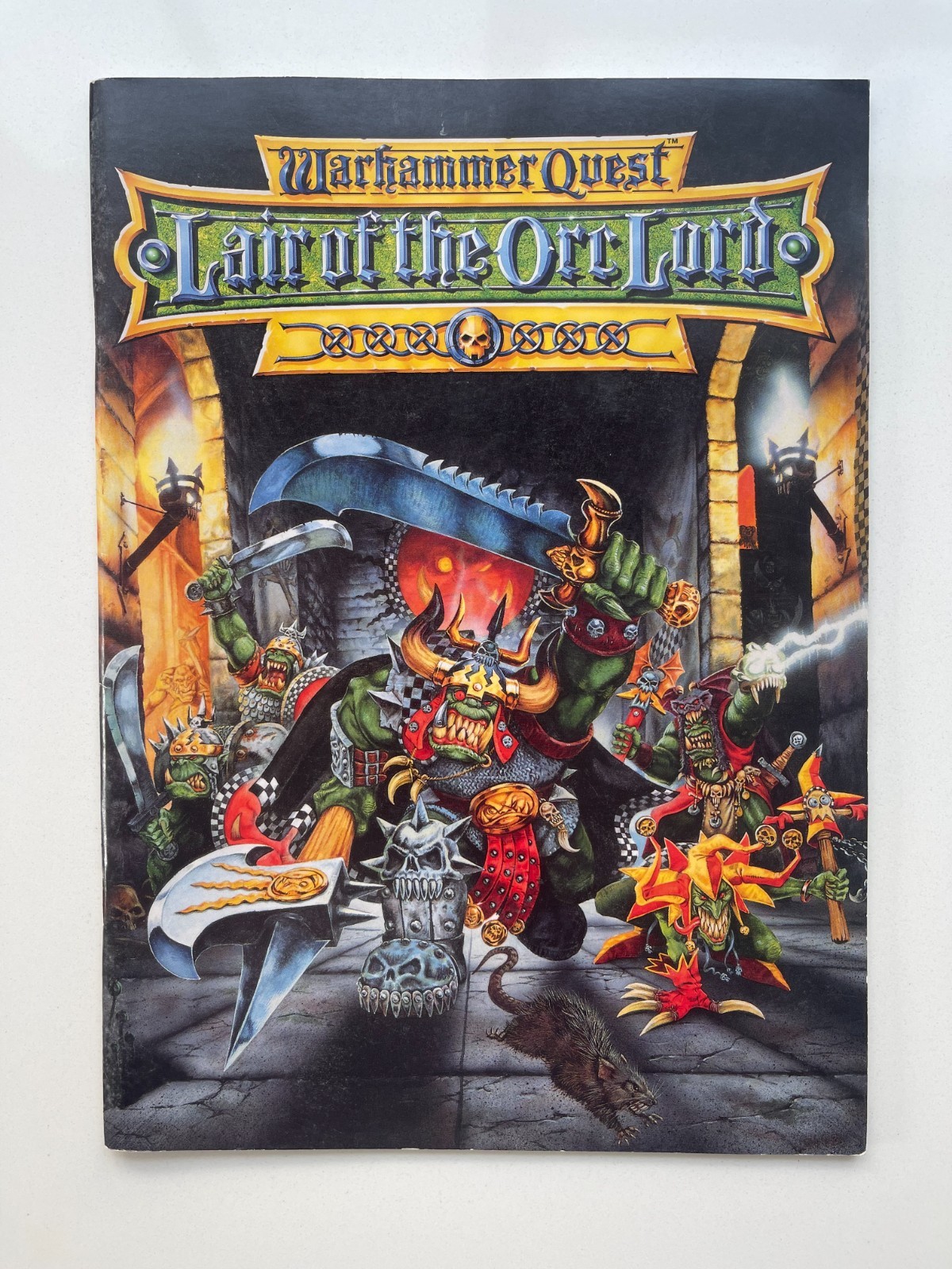 Lair of the Orc Lord Adventure Rule Book | Warhammer Quest 1995 Expansion Rules