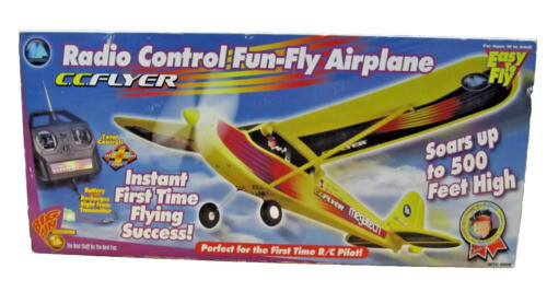 Vintage New Radio Shack Megatech Radio Control Fun-Fly Airplane C. C. FLYER