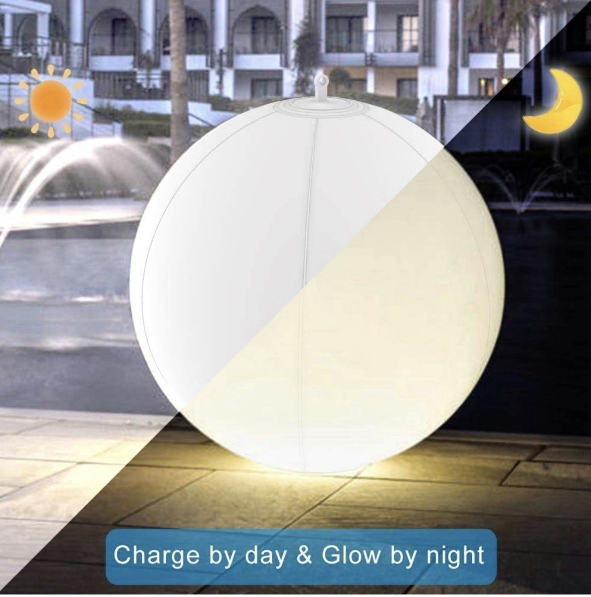 Solar Powered Glow Globe