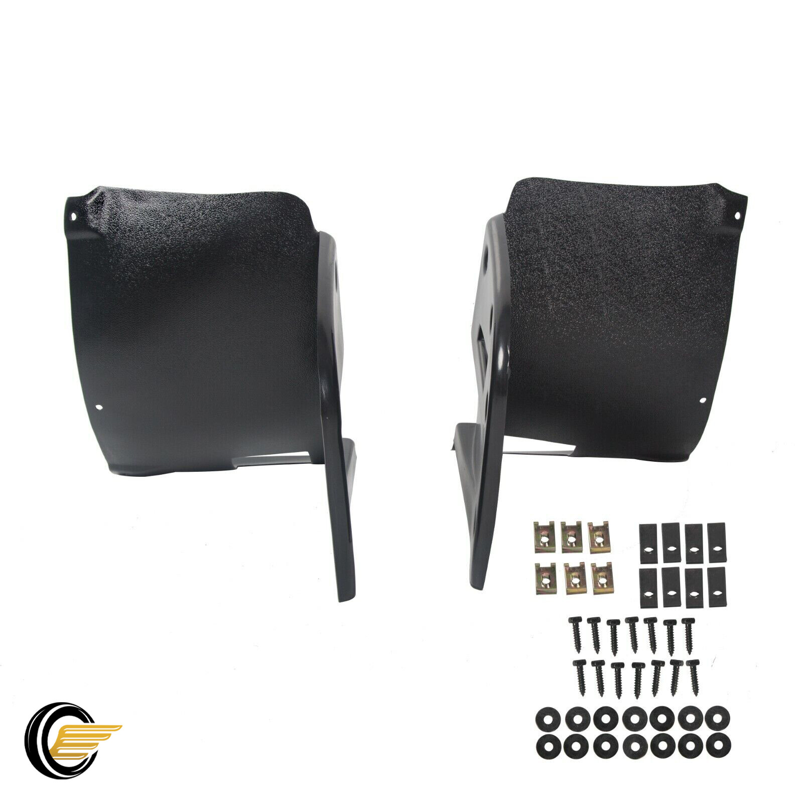 For BMW E39 M5 Left+Right Pair Front Bumper Splash Panel Liner Trim Fender Kits