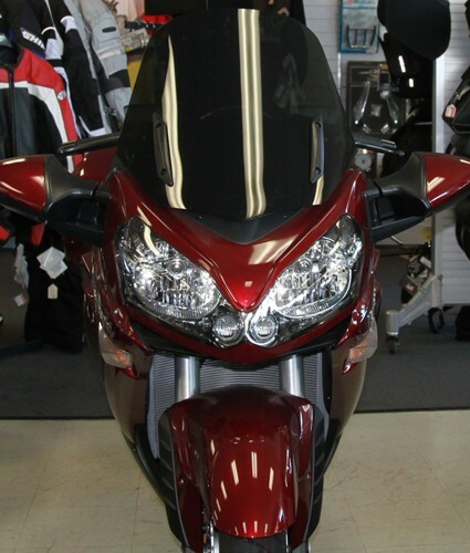 Calsci Tinted Shorty WIndshield for Kawasaki Concours 2008-2022