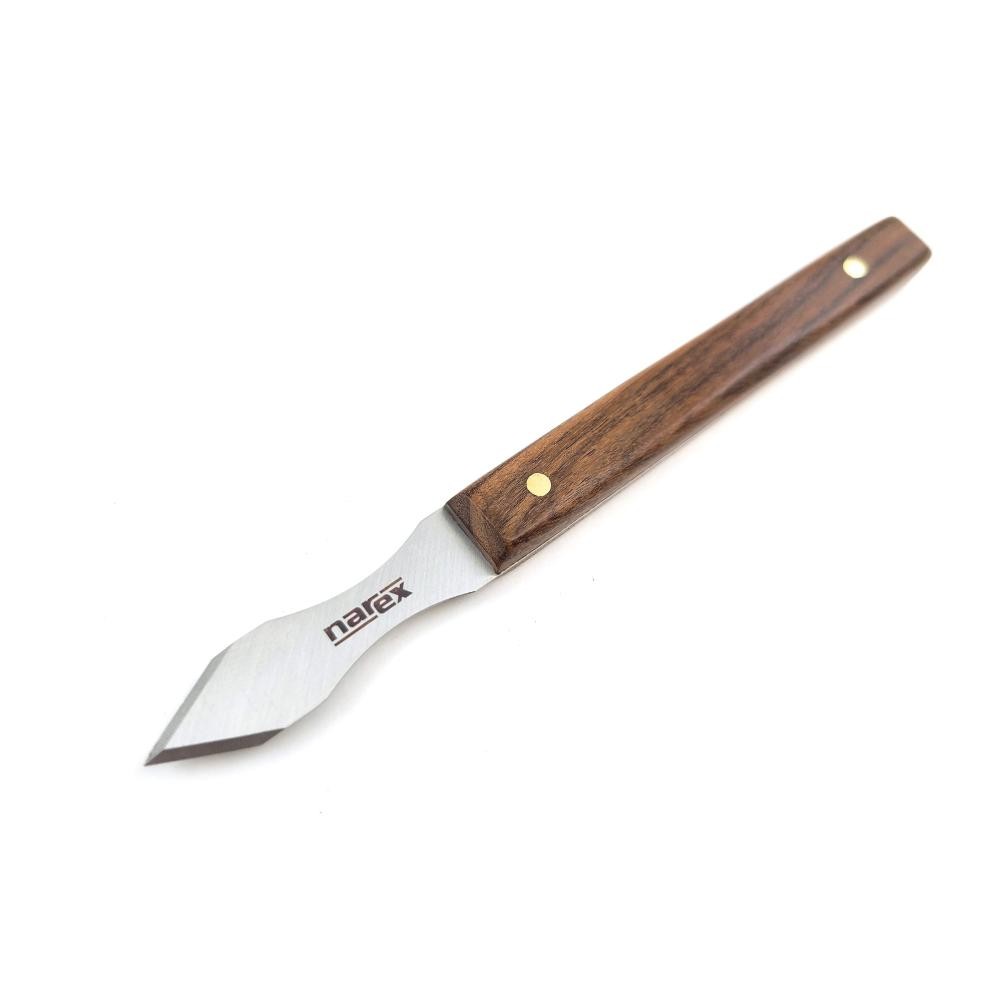Narex Dual Bevel Marking Knife Stainless Steel Blade Rosewood Handle Finger Inde