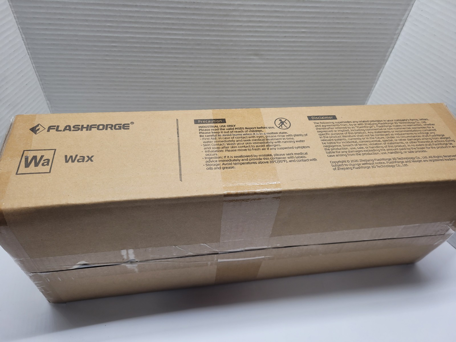 FlashForge FFWJ1100 Purple Structure Wax, 1.17kg, for WaxJet 410 Machine