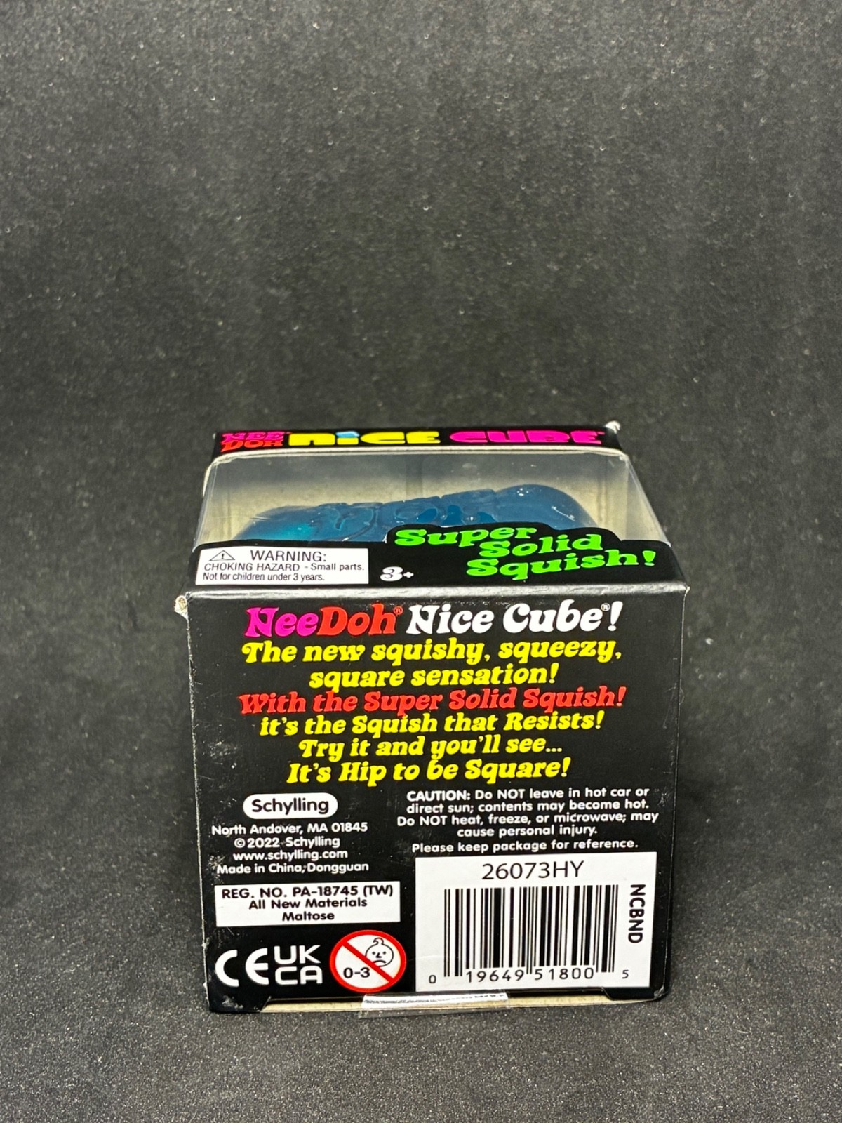 Nee Doh Nice Cube (Blue) New Factory Sealed
