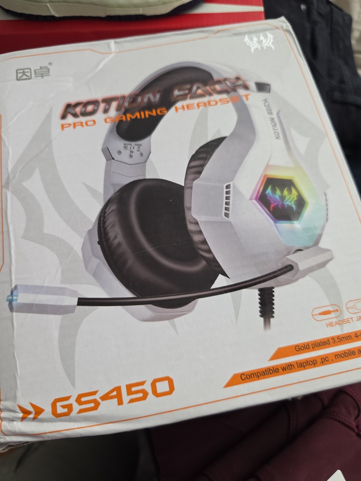 Kotion Each Pro Gaming Headset gs450 , Laptop, PC, Mobile And Tablet NEW in Box