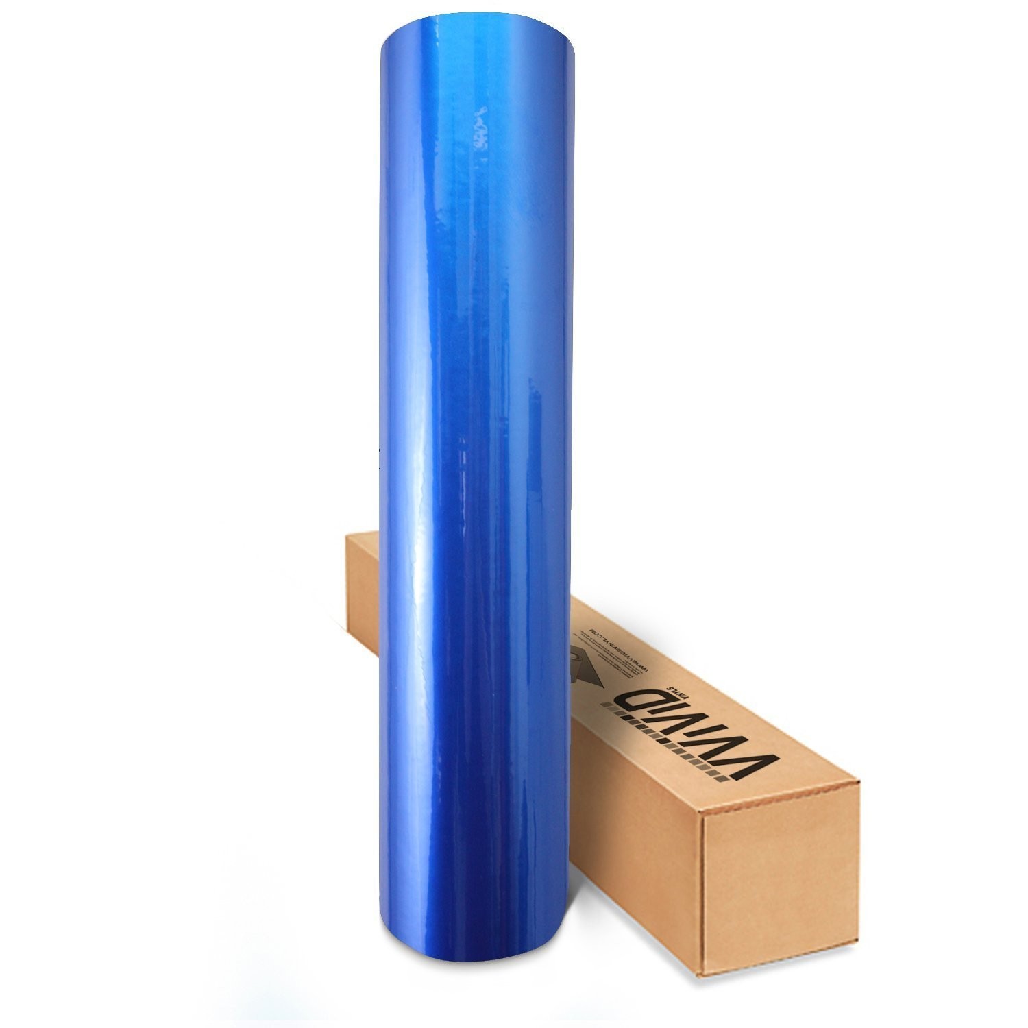 VViViD XPO Gloss Liquid Metal Dark Blue Vinyl Car Wrap Adhesive Film (10ft x ...