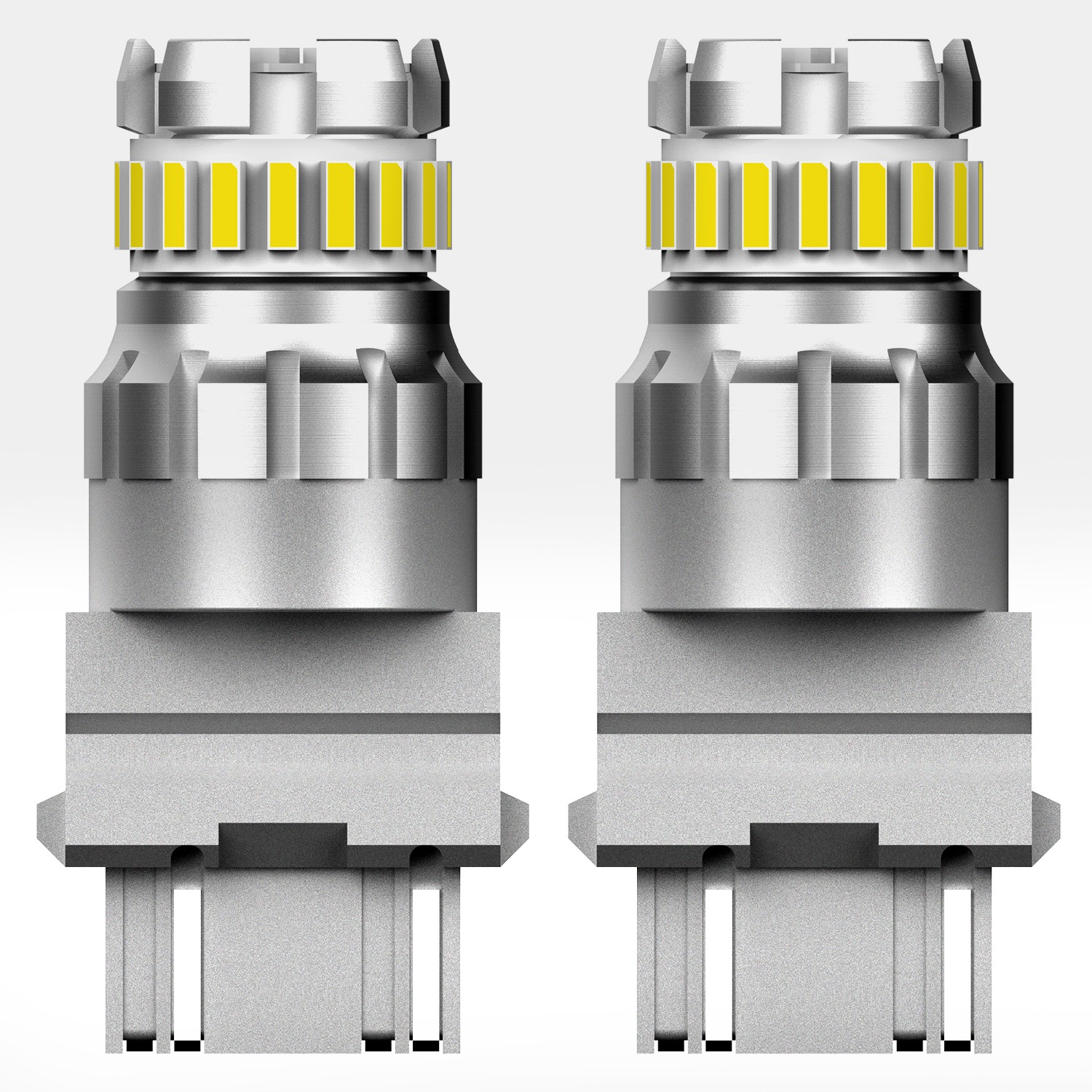 Brake Bulb Lamp 6500k White AUXITO 2X 3157 LED Back Strobe Up Reverse Light