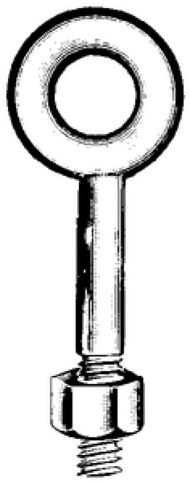 Chicago Hardware 80712 Regular Eyebolt, Galvanized