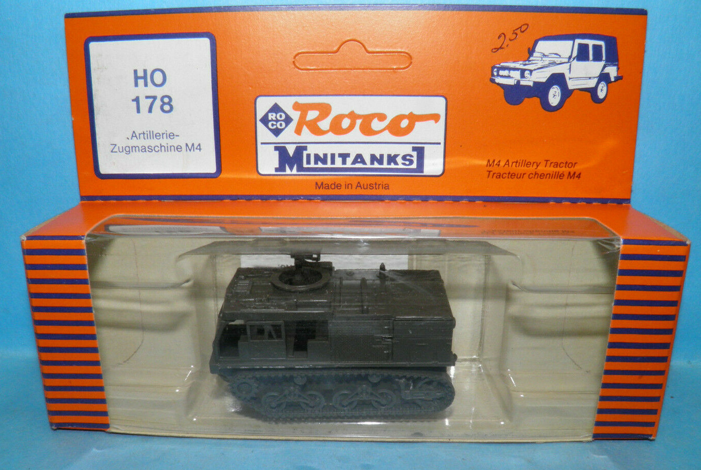 Roco Minitanks HO 178 M-4 Artillery Tractor