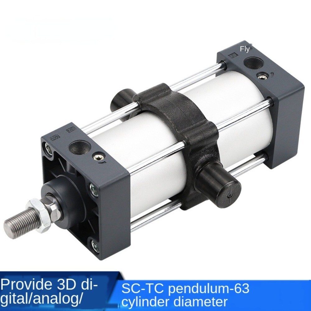 SC63-25-50-75x100x175x200-TC Cylinder Standard Cylinder with Center Pendulum
