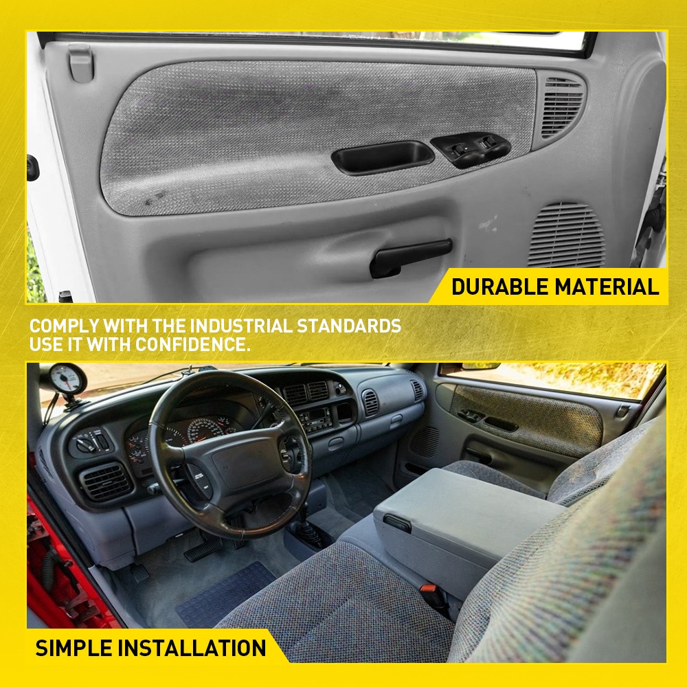 Pair For 1994-2002 Dodge Ram 1500 2500 3500 Front RH LH Door Pull Handle Cup EXF