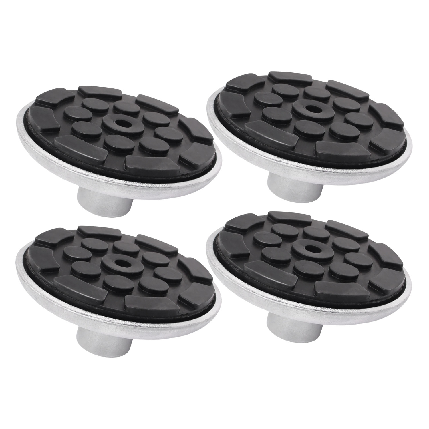 4Pcs Round Lift Pad w/Rubber Pad for Atlas Automotive Equipment (1 1/2" Peg)