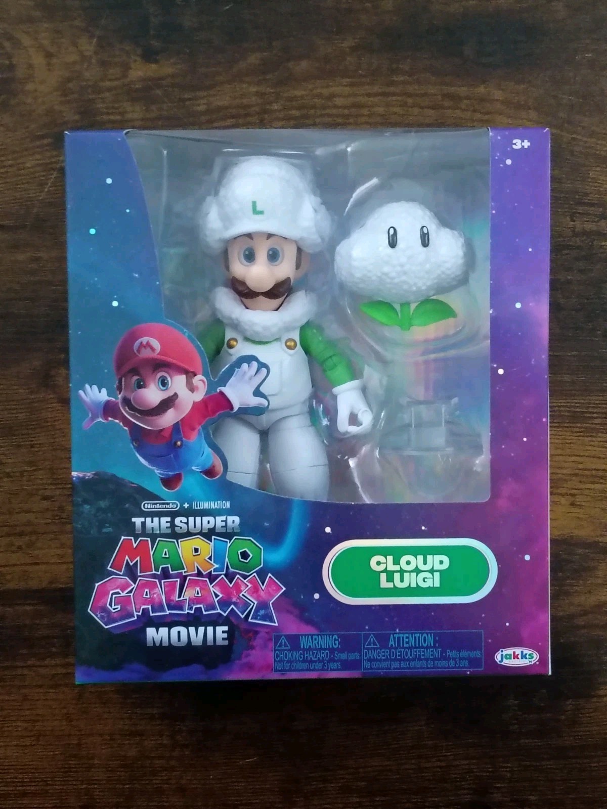 5" CLOUD LUIGI Super Mario Galaxy Movie World of Nintendo Jakks Pacific 2026