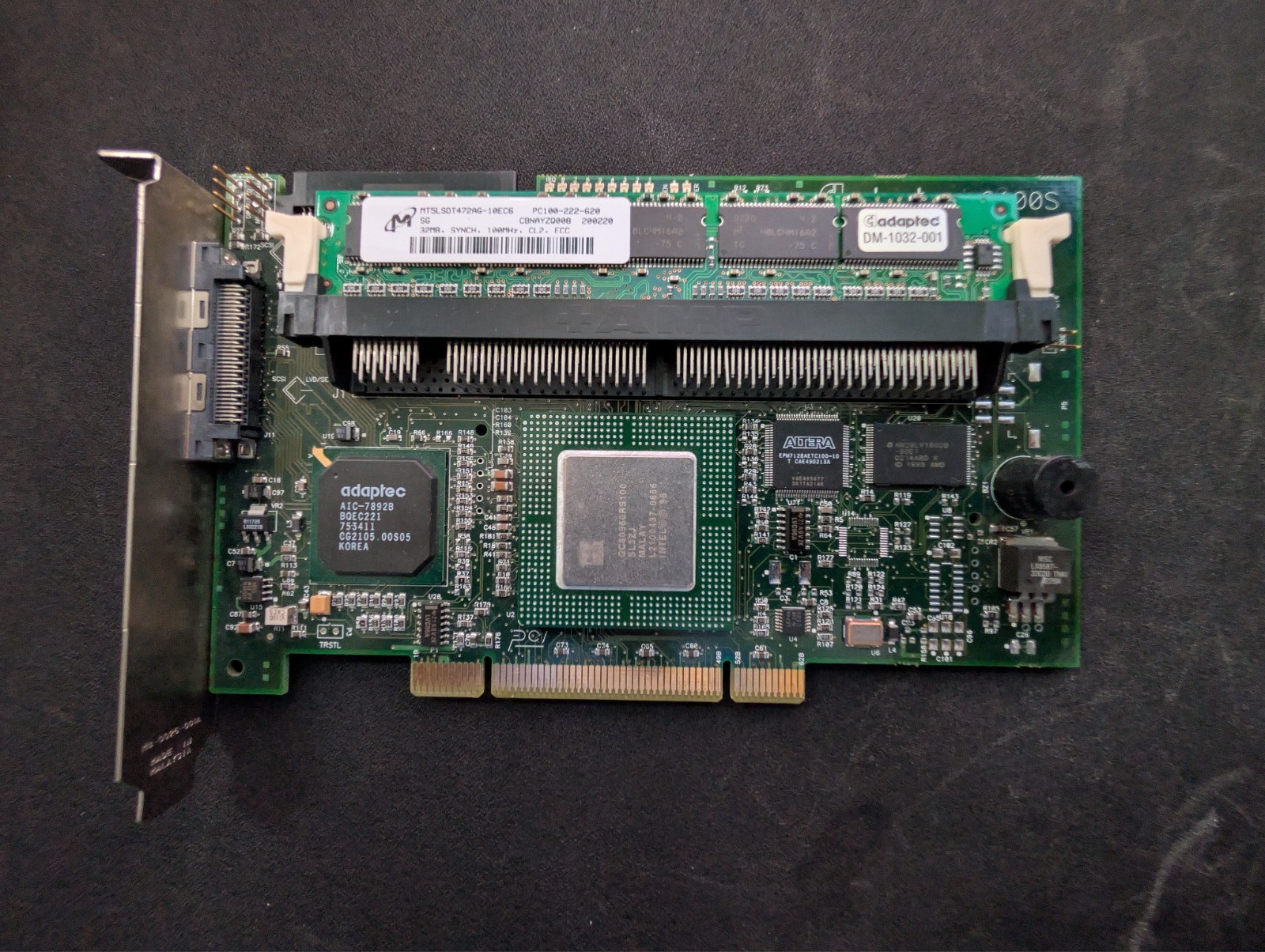 ADAPTEC 2100S SCSI RAID ULTRA 160 Controller w/32mb cache for SERVER/WRKSTATON