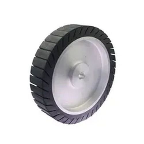 250*50mm Centrifugal Rubber Contact Wheel 10" for Sanding Belts on Motor Grinder