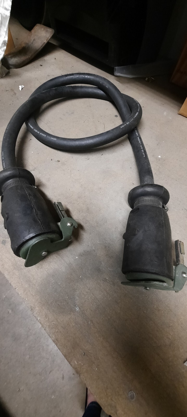 MRAP M1070 HEMTT MK48 75'' CABLE ASSEMBLY 64297CX 5995-00-772-8813