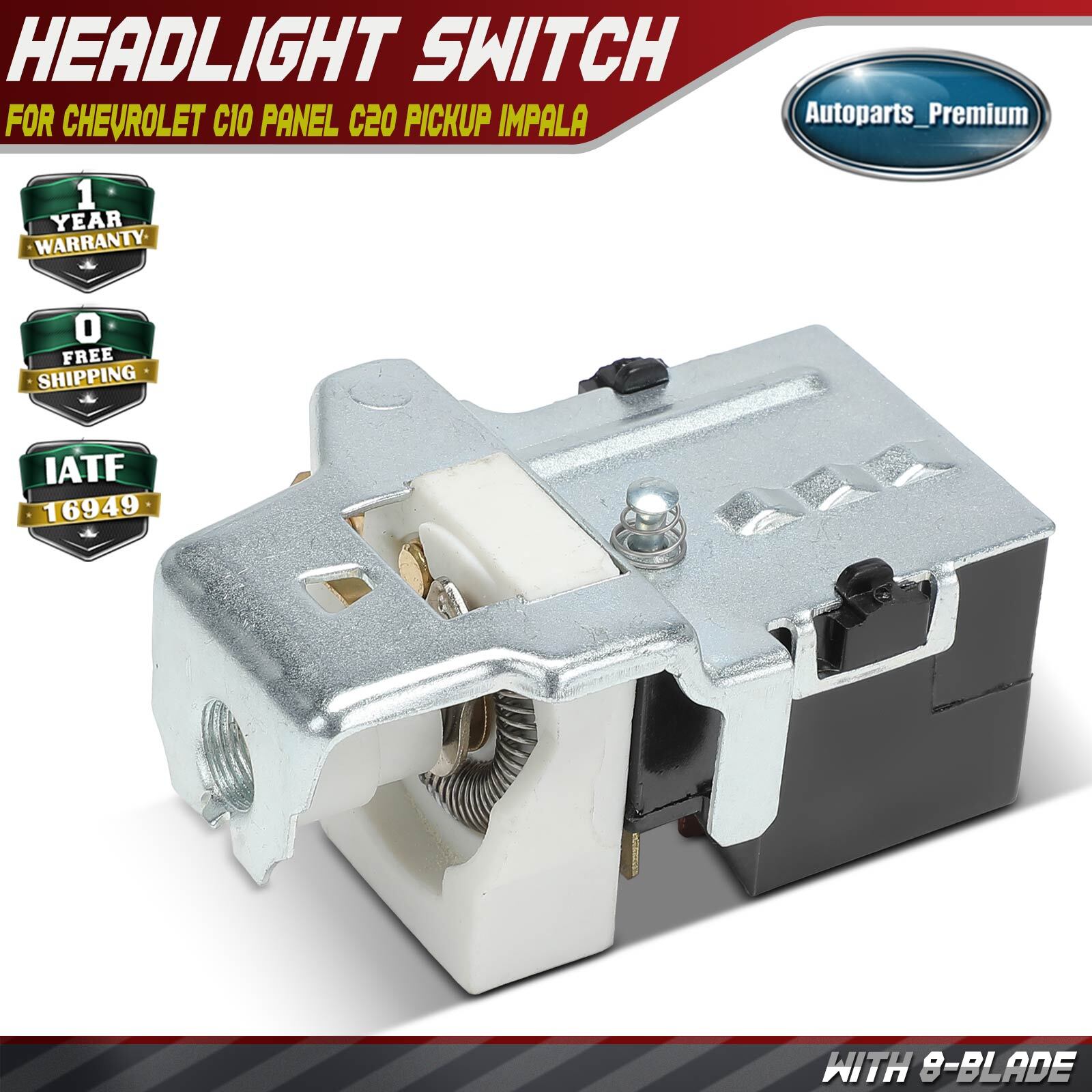 Headlight Switch for Chevrolet C10 Panel C20 Pickup Impala P10/P20/P30 Series