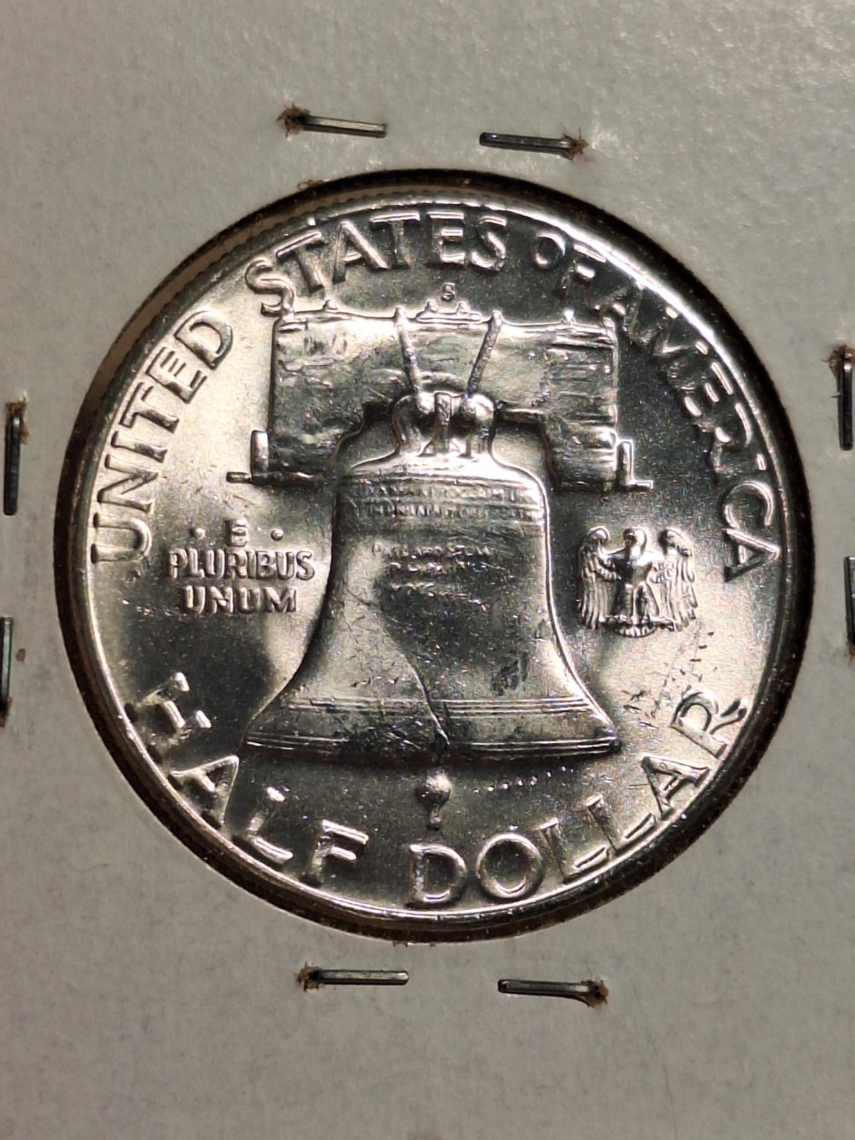 UNC 1954-S Benjamin Franklin 90% Silver Half Dollar Nice Bell Lines! Lustrous!