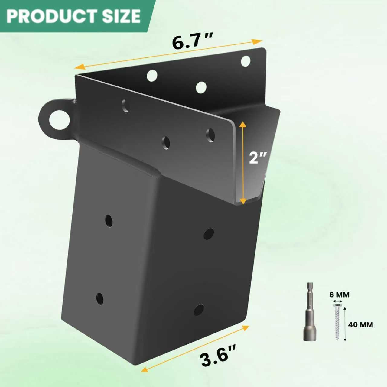 4Pcs Deer Stand Brackets 4x4 Elevator Hunting Platform Tree House Supports