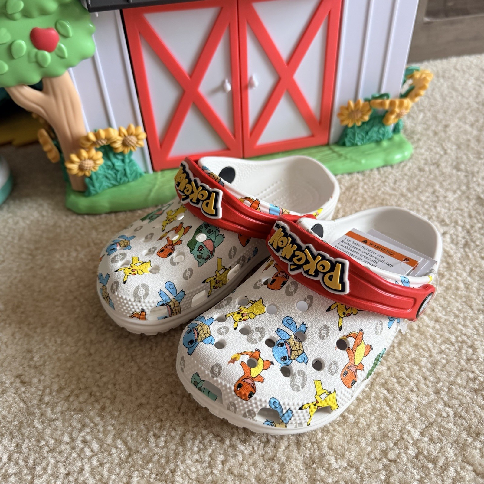 Crocs Pokémon Clogs - Junior Sandals White / Multicolor Size C8