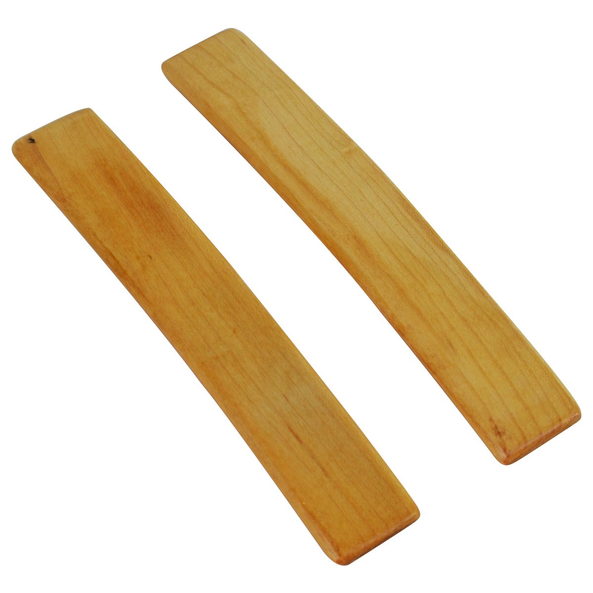 New Solid Pair of Maple Wood Bones Folk Musical Wooden Spoons Rhythm Instrument