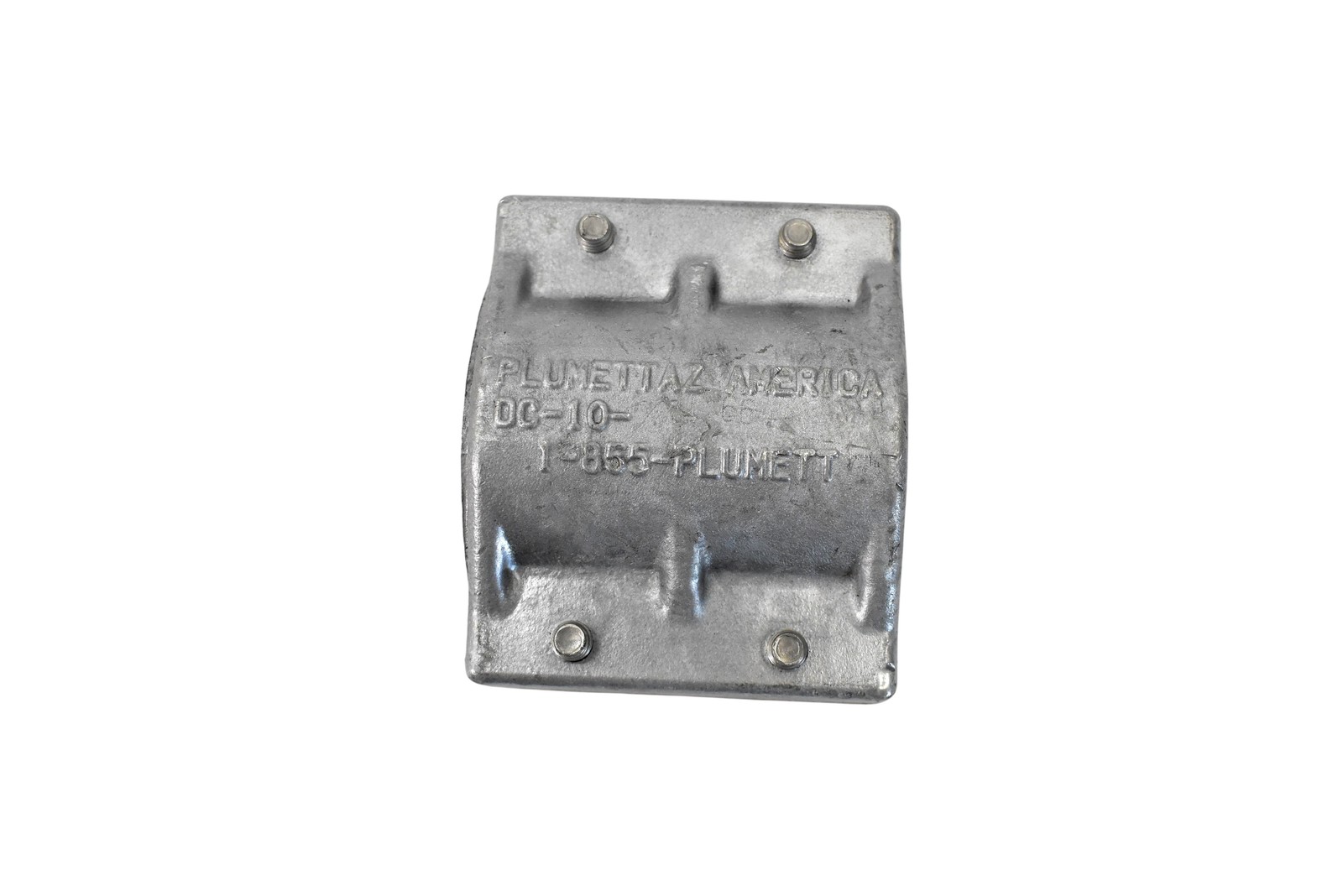 PLUMETTAZ AMERICA DC-10 Aluminum Cable Clamp Adjustable Natural Silver Hardware