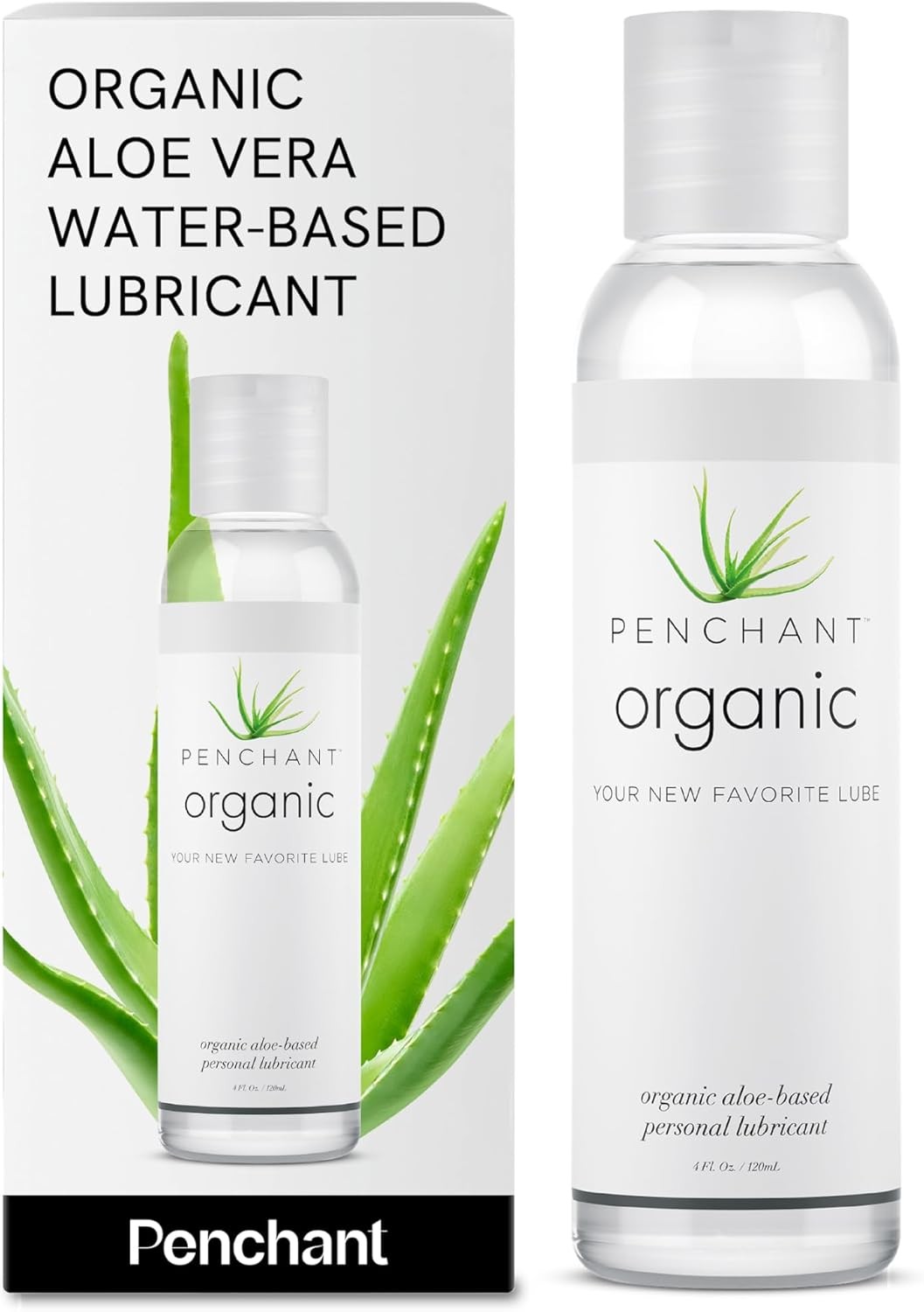 Penchant Organic Aloe Vera Lube - Personal Lubricafication for Women and Men, Wa