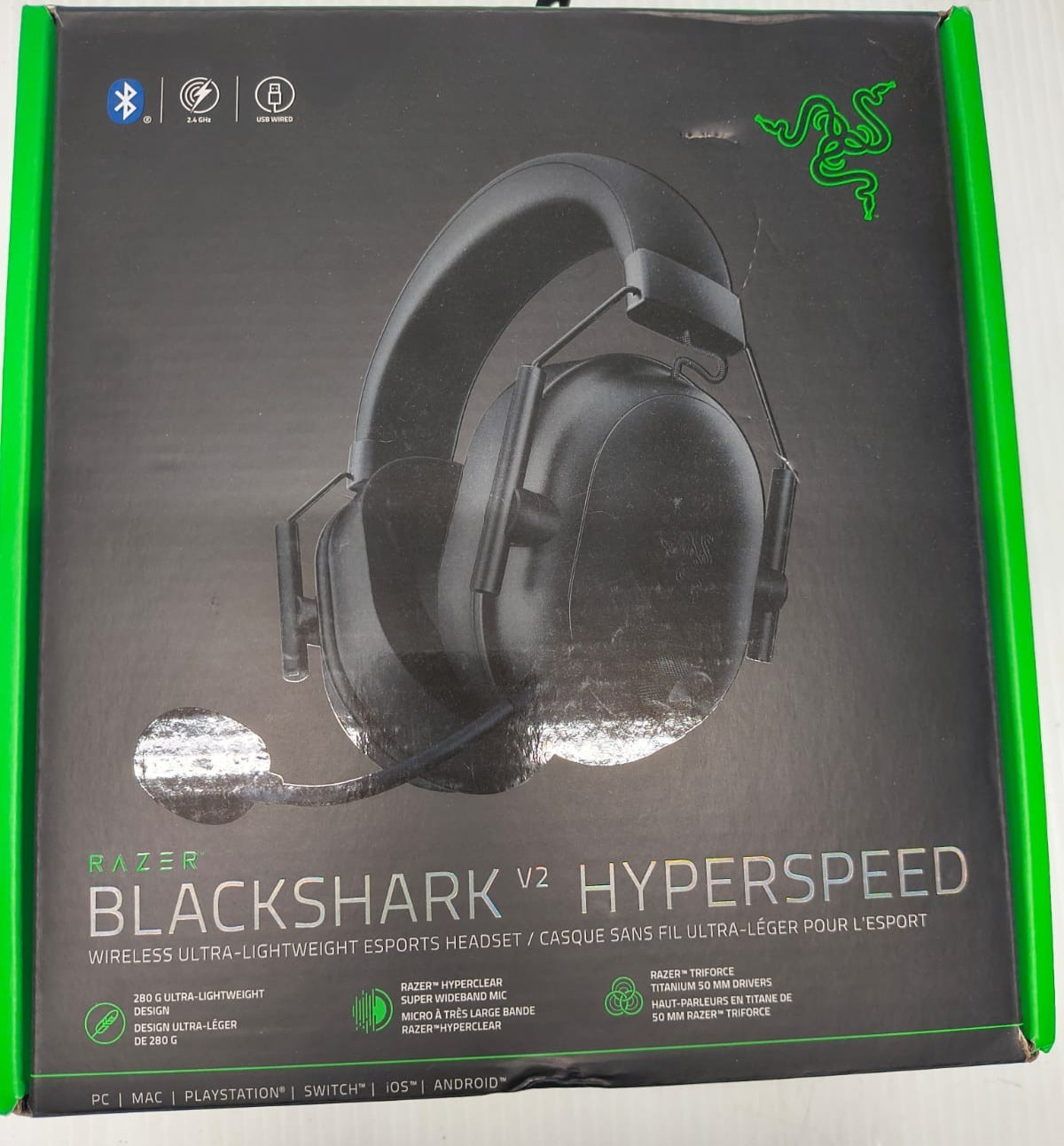 New Razer Blackshark V2 Hyperspeed Wireless Ultra-Lightweight Esports Headset