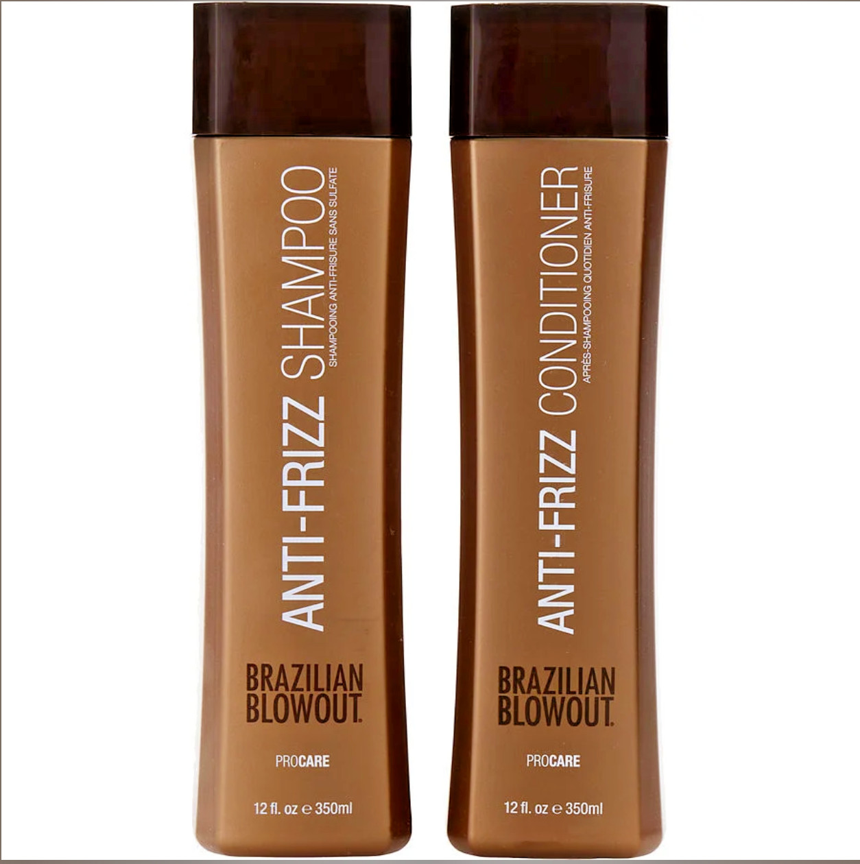 Brazilian Blowout Anti-Frizz Shampoo & Conditioner Duo Pack 12 oz NEW