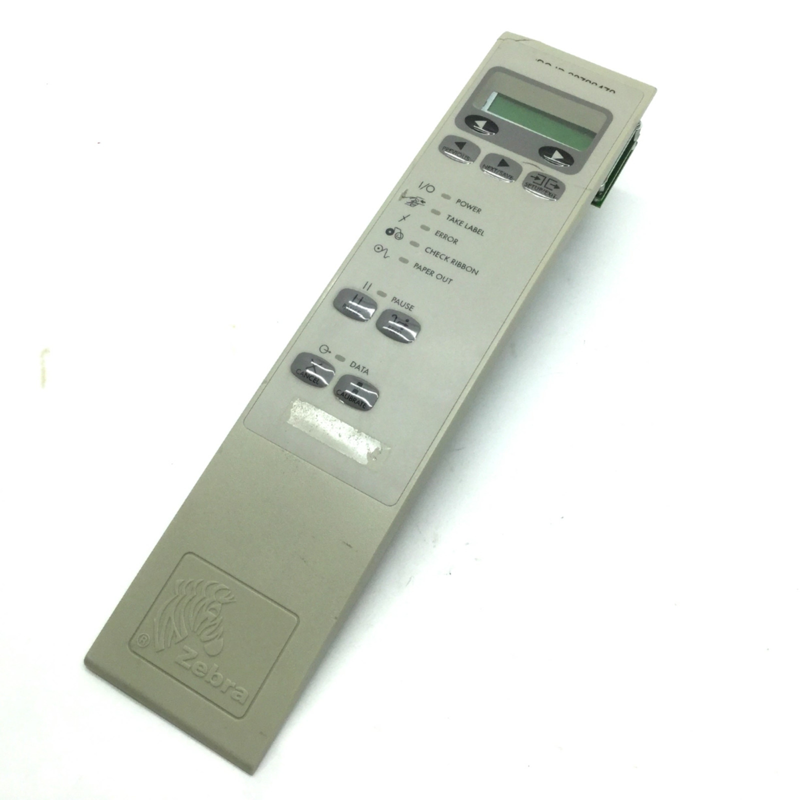 Zebra 37853-01 Rev F Front Panel & 34227 LCD Display 170xill/170xilll Printer