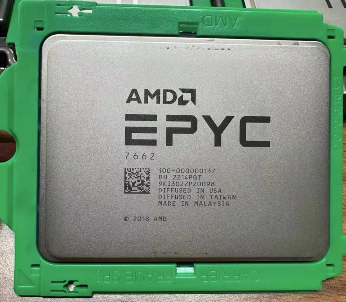 (Unlocked) AMD EPYC 7662 2.0GHz 64 core 128 threads 225w SP3 256 MB CPUprocessor