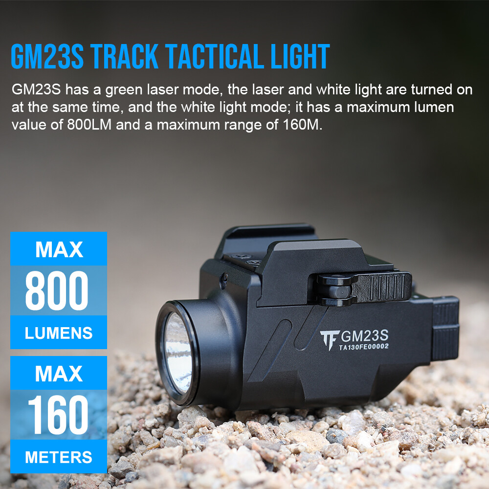 Trustfire Green Pointer 800Lumen Rechargeable led Pistol Light LED Flashlight