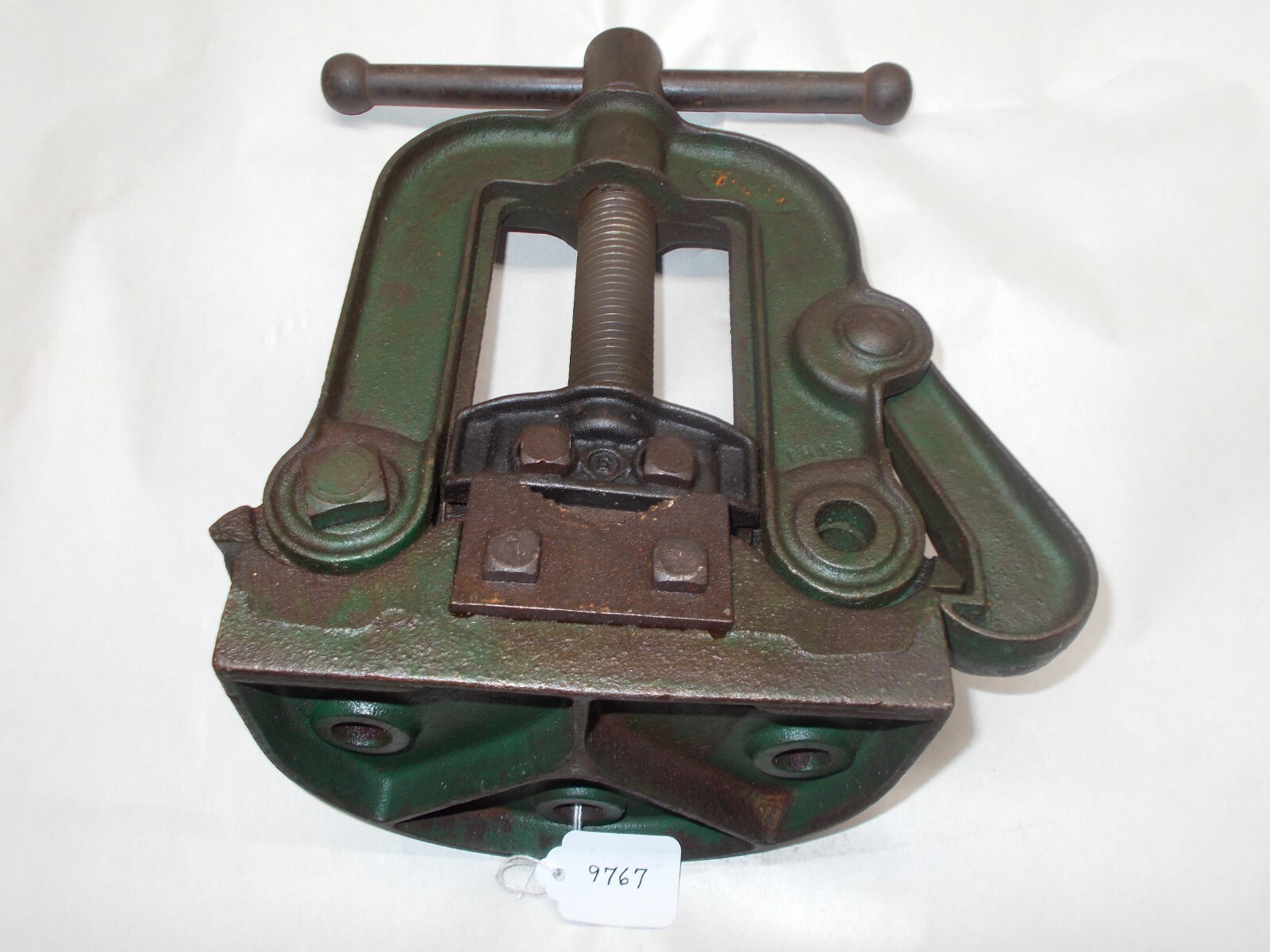 Pipe Vise, Vintage ERIE TOOL WORKS No. 1-H, 2-1/2" Cap. Pipe Vise ERIE, PA., USA