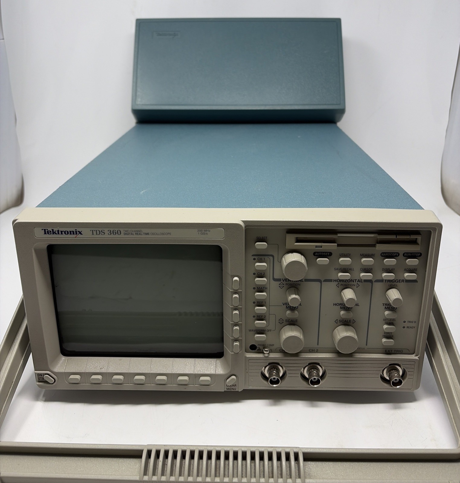 Tektronix TDS 360 Digital Oscilloscope 200MHz 1GS/s 2 channels Works Great!