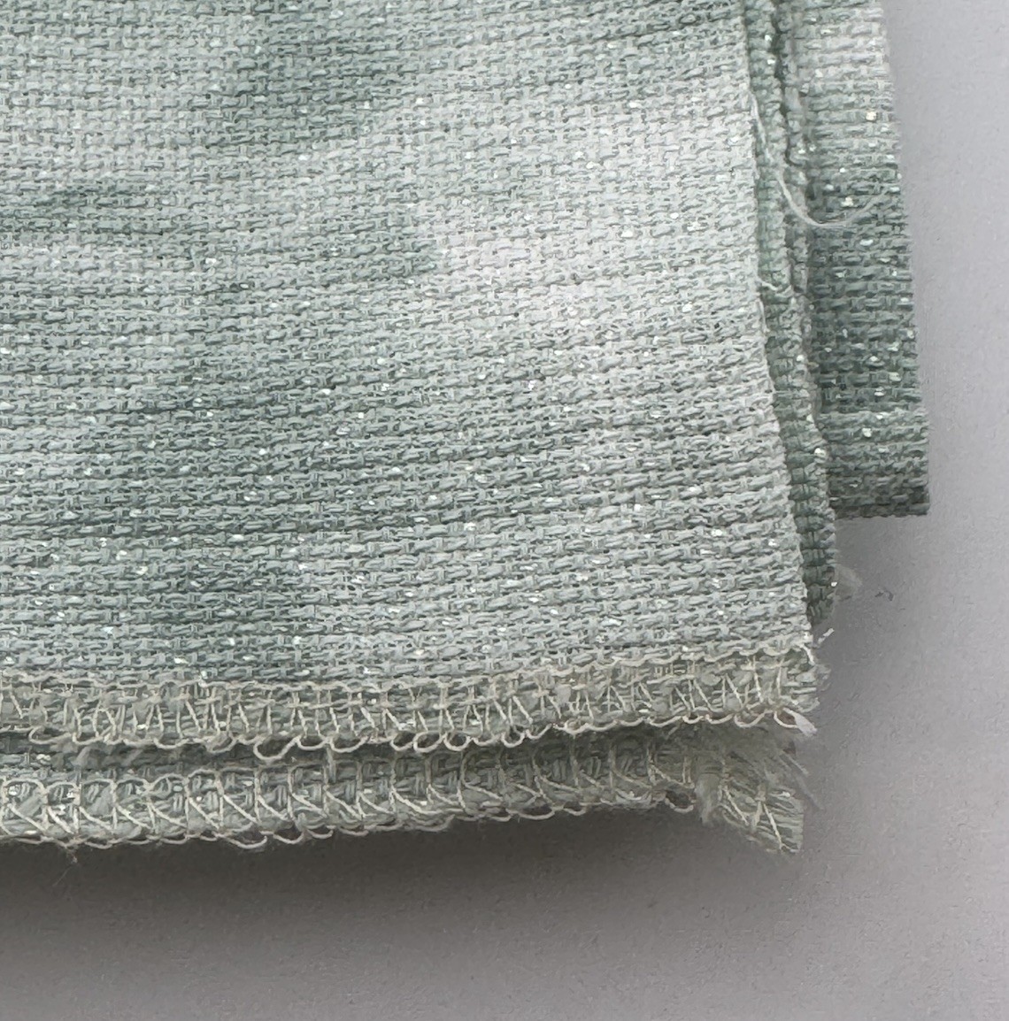 Zweigart 16 Ct Opalescent Aida Fabric In GREEN APPLE-approx 17x26-cross Stitch