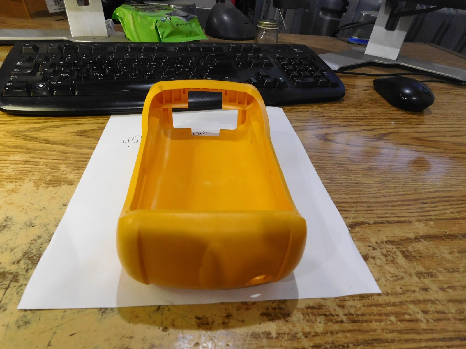 Fluke  Yellow Rubber Holster.  Model Unknown
