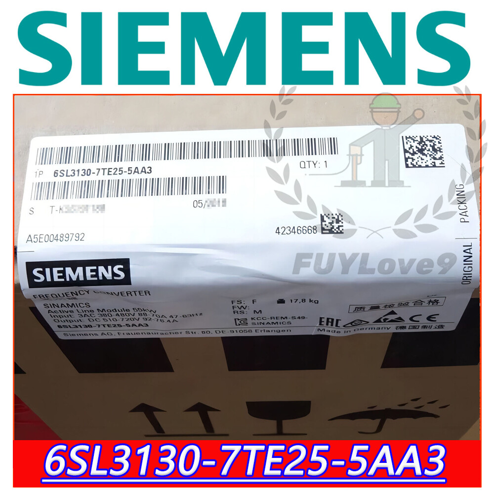high quality Siemens 6SL3130-7TE25-5AA3 6SL3 130-7TE25-5AA3 Brand New, inverter