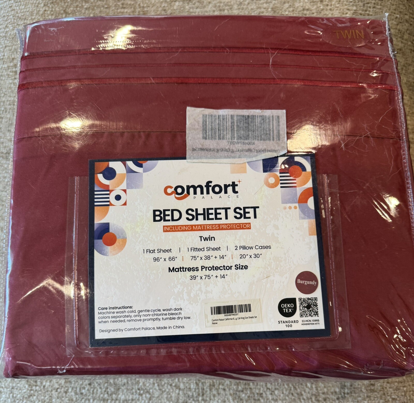Comfort Palace Twin Bed Sheet Set