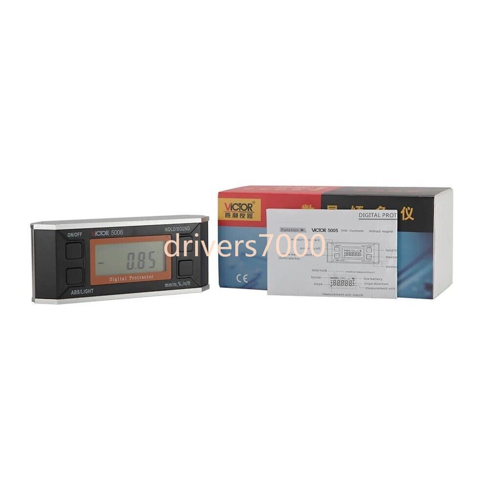 5005 Inclinometer Digital Protractor Digital Inclinometer Measuring Levels